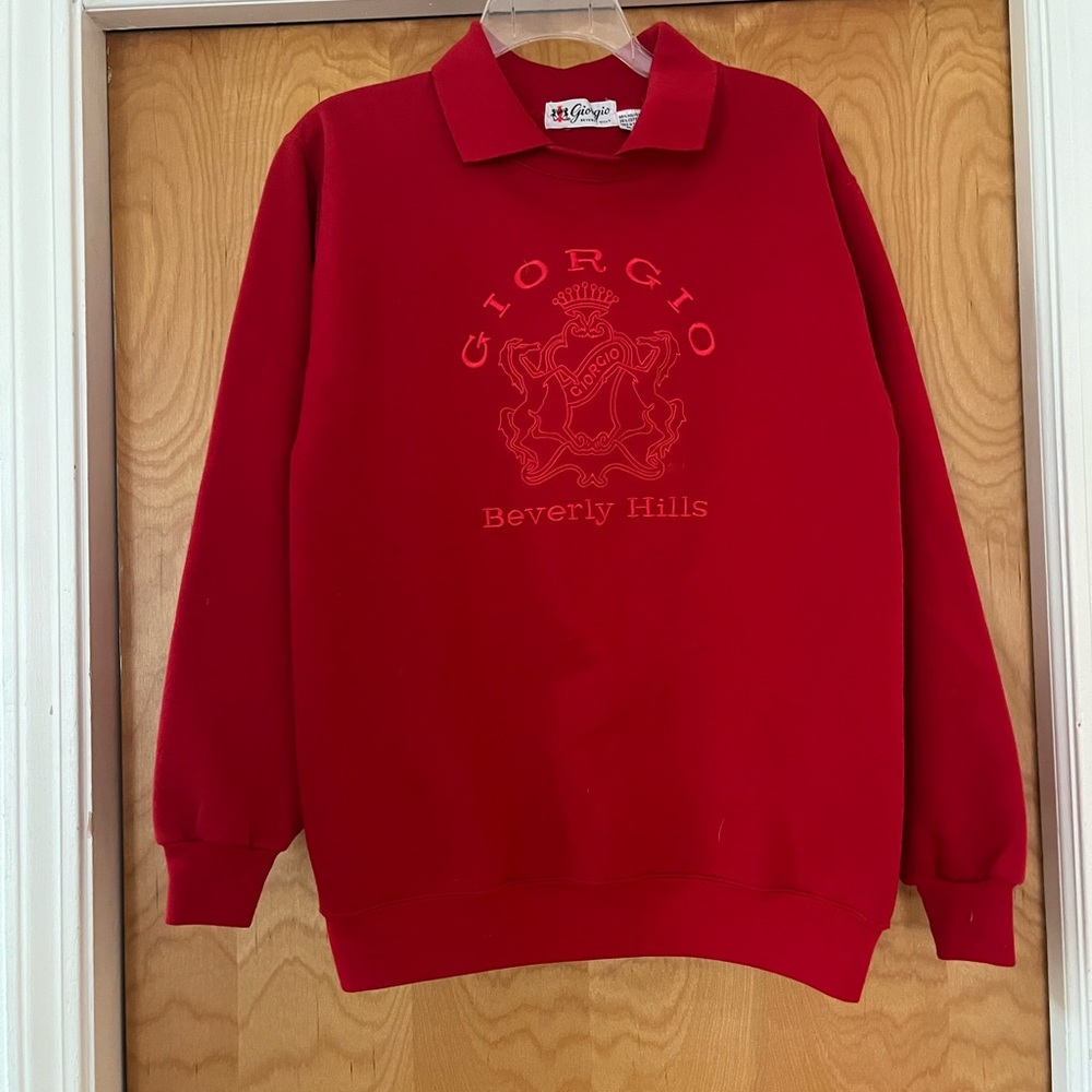 Classic Giorgio Beverly Hills vintage crew sweater